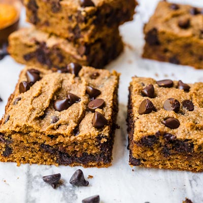 Pumpkin Chocolate Chip Cookie Bars